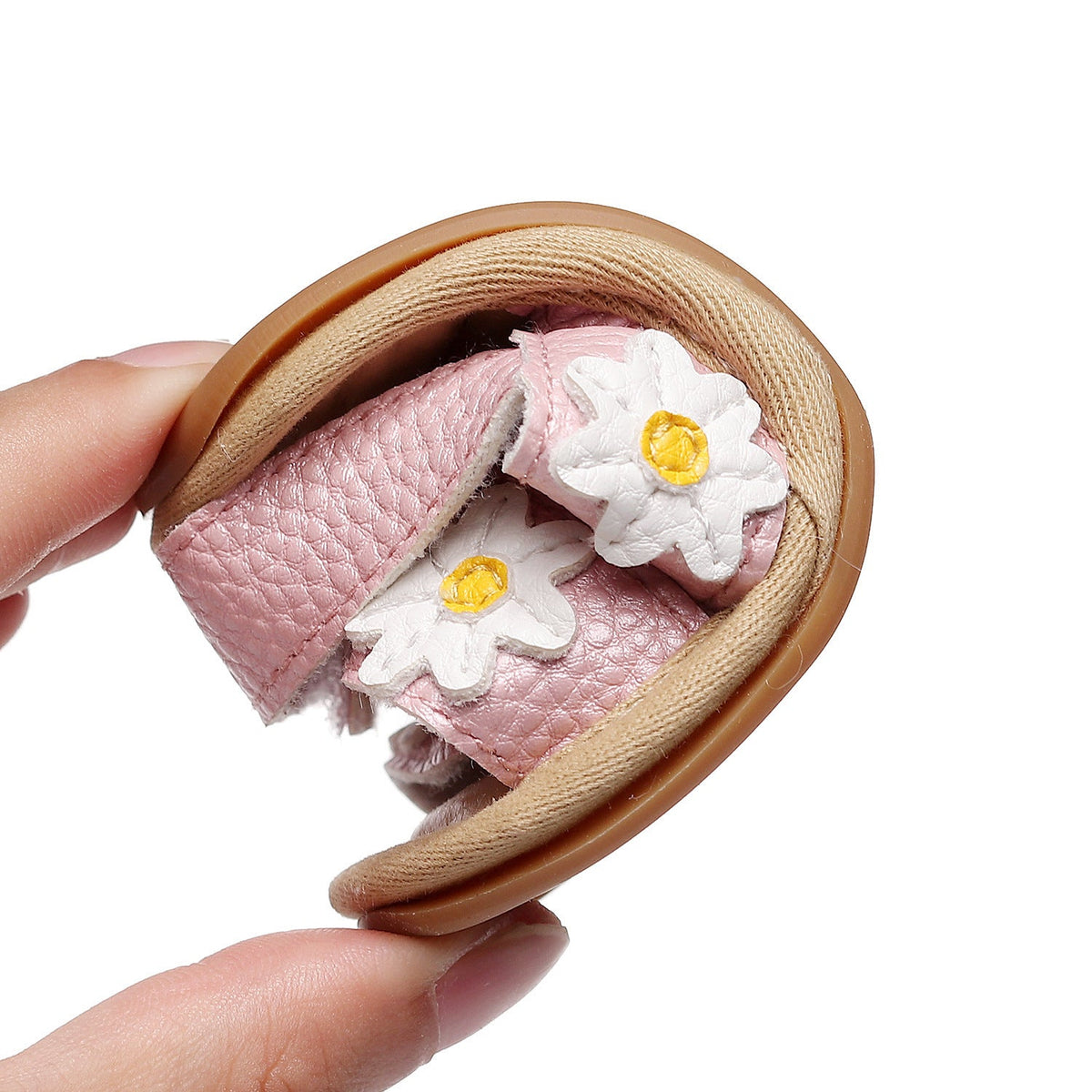 Girls' Sandals With Cross Strap Floral - Cindi Book