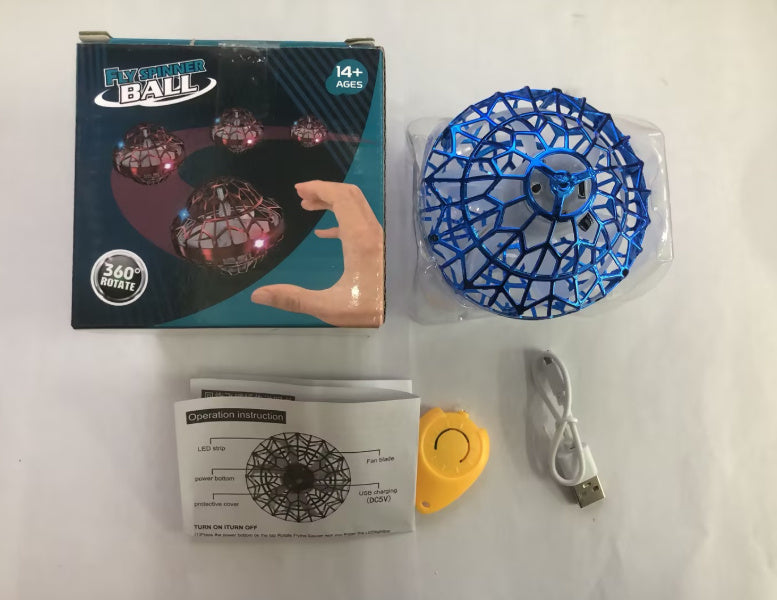 Magic Flying Ball Magic Swing Flying Ball Children's Finger Rotating Luminous Floating Flying Fingertip Toy - Cindi Book