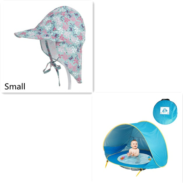 Baby Beach Tent Kids Outdoor Camping Easy Fold Up Waterproof  Up Sun Awning Tent UV-protecting - Cindi Book