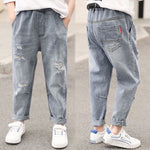 Boys' Denim Trousers Trousers Children's Clothing - Cindi Book