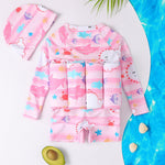 Girls' Boys' Swimsuit One-piece Buoyancy Swimsuit - Cindi Book