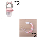 Baby Fruit and Vegetable Food Supplement Teether Baby Fruit Teether Bite Le Pacifier Silicone Nipple - Cindi Book