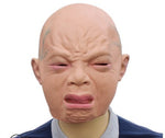 Crying Mask Funny S Y Angry Baby Face Latex Mask Headgear Halloween - Cindi Book