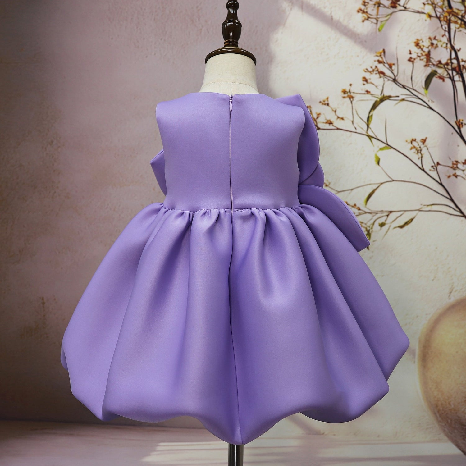 Big Flower Little Girl Dress - Cindi Book