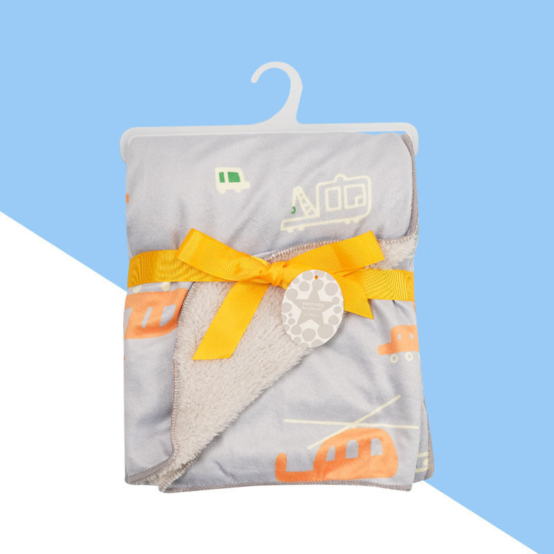 Babies' Woolen Blanket Baby Double Layer Super Soft Plush Blanket - Cindi Book