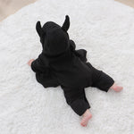 Baby Onesies Baby Halloween Bat Hooded Onesies Little Devil Shaped Onesies - Cindi Book