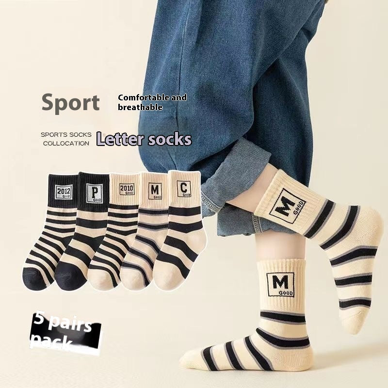 Children's Socks Tube Socks Springsummer Thin Breathable - Cindi Book
