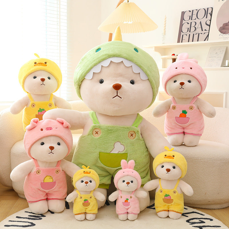 Dress-Up Bear Series Children's Birthday Gift Cute Plush - Cindi Book