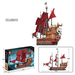 High-Difficulty Building Block Toy With Black Pearl Assembly Model Pieces - Cindi Book