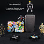 New Luggage Box Storage Box Folding Mini UAV Aerial Photography Remote Control Four Axis Children's Toys Drone - Cindi Book