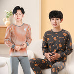 Children's Pajamas Cotton Boys' Base Teen Underwear Suit - Cindi Book
