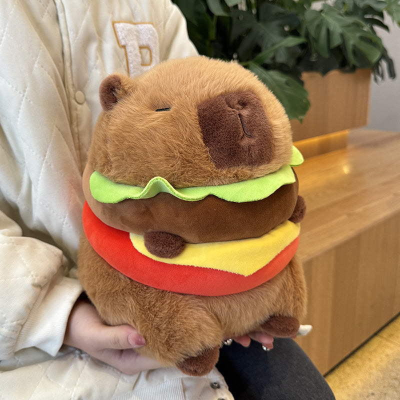 Birthday Hat Capabala Cute Capybara Plush Toy - Cindi Book