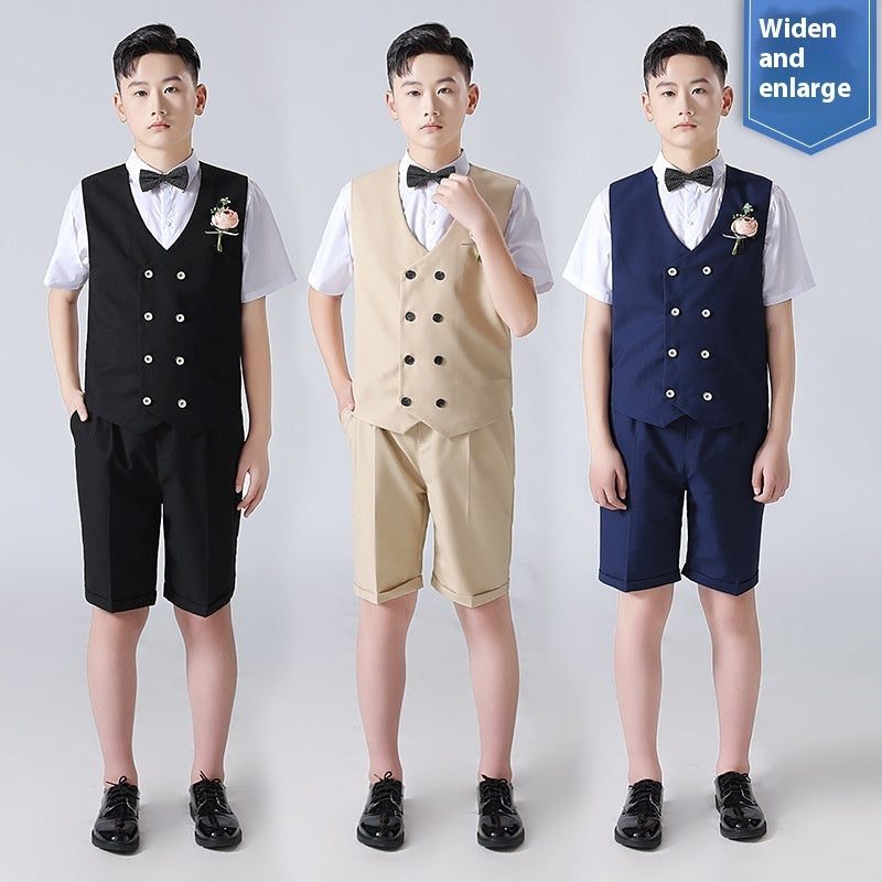 Boys' Plus-sized Plus Size Suit Performance Dress - Cindi Book