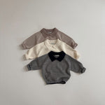 Children's Polo Collar Stripes Knitted Sweater - Cindi Book