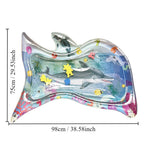 Children's Inflatable Marine Animal Racket Water Cushion Baby Crawling Racket Water Bag Racket Water Cushion Climbing Pad - Cindi Book