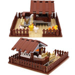 MOC Small Particle Building Blocks Animal Farm Scene Dispersion Accessories Suit - Cindi Book