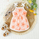 Summer New Girls' Jumpsuit Printed Sling - Cindi Book