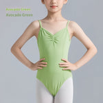 Girls' Solid Color Nylon Sling Ballet Jumpsuit - Cindi Book