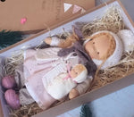Handmade Plush Doll Golden Curly Girl Finished Product - Cindi Book