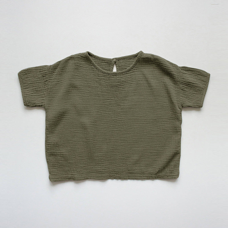 Fashion Children's And Girls' Top Short Sleeve - Cindi Book