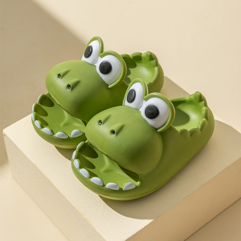 Kids Dinosaur Slippers Wholesale Summer Cartoon Parent Child Outdoor Home EVA Sandals Women Men Kids Cute Slippers Baby Shoes - Cindi Book