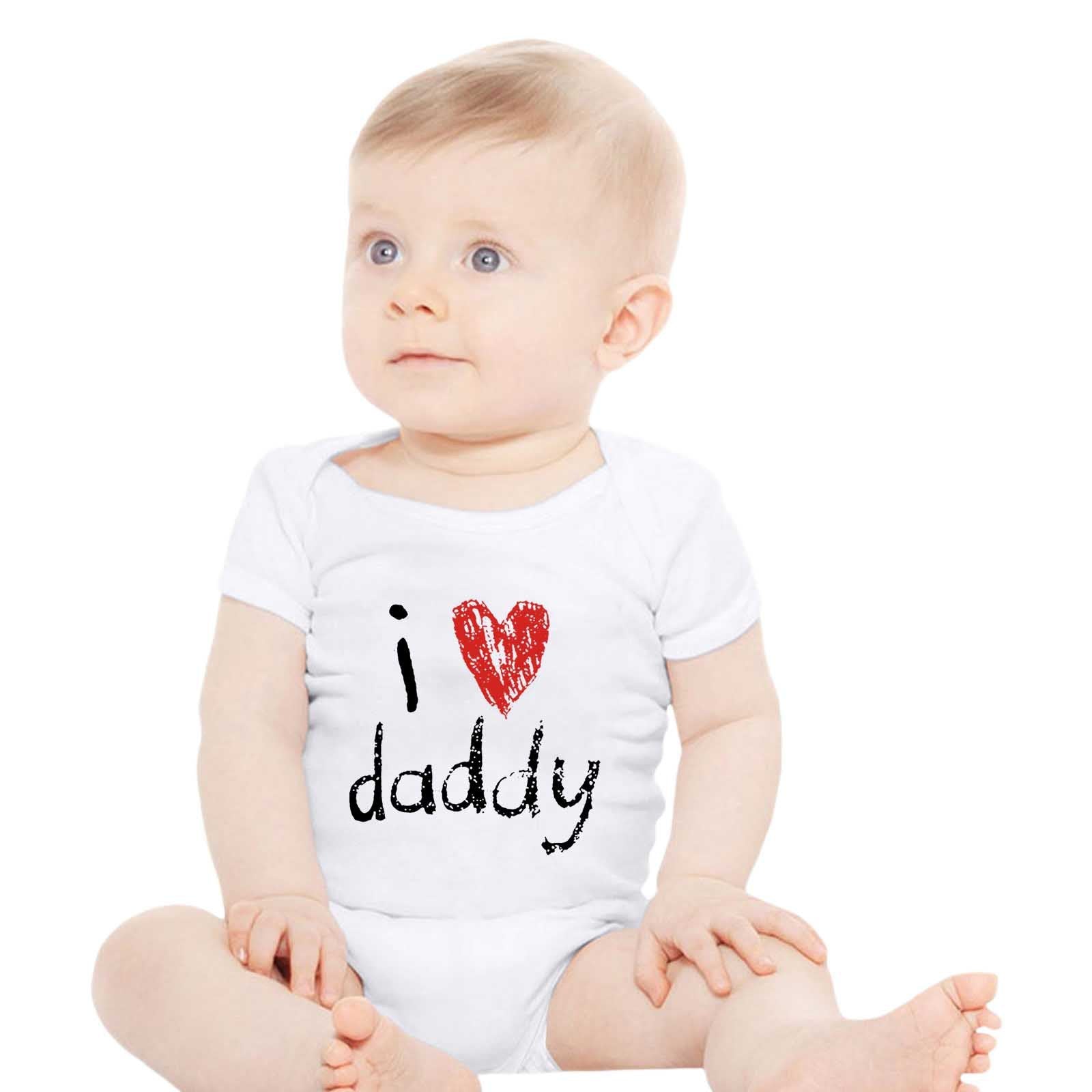 English Letter Printed Cotton Baby Romper - Cindi Book