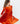 Pumpkin Spice Velvet Ruffle Twirl Dress