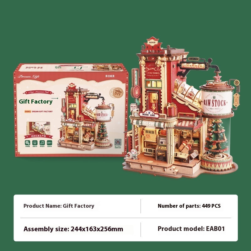 3D Puzzle Wooden Assembly Block Toy - Cindi Book