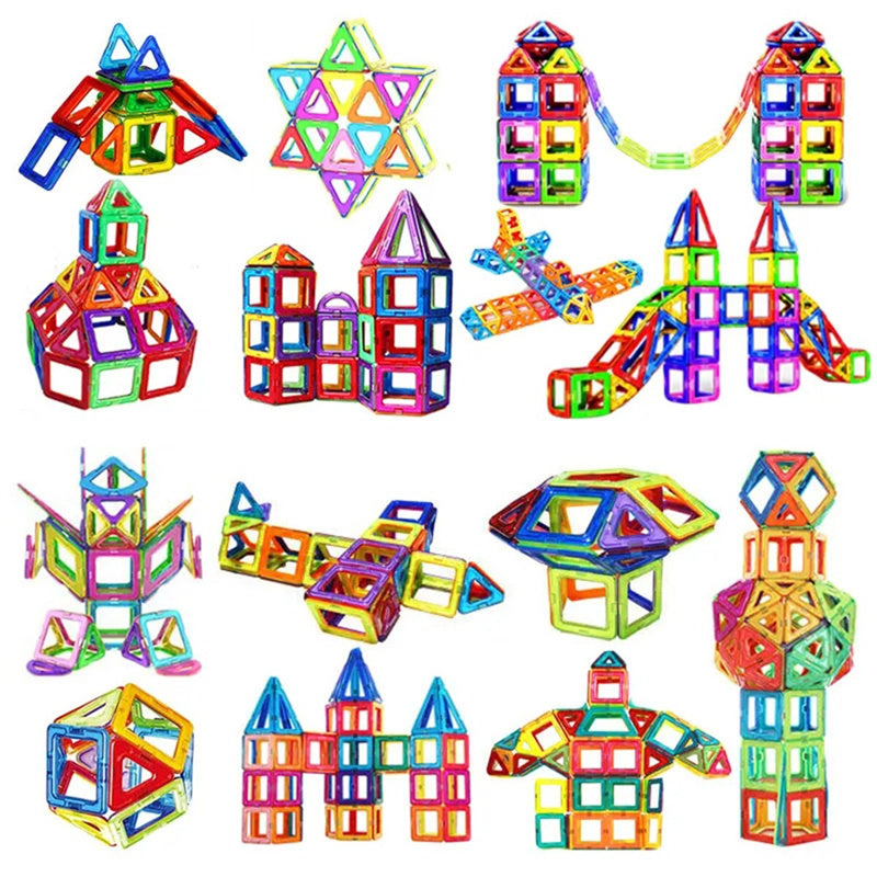 Magnetic Building Blocks DIY Magnets Toys For Kids Designer Construction Set Gifts For Children Toys - Cindi Book