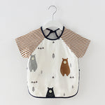 Baby Dinner Coverall Bib Spring And Autumn Long Sleeve Apron - Cindi Book