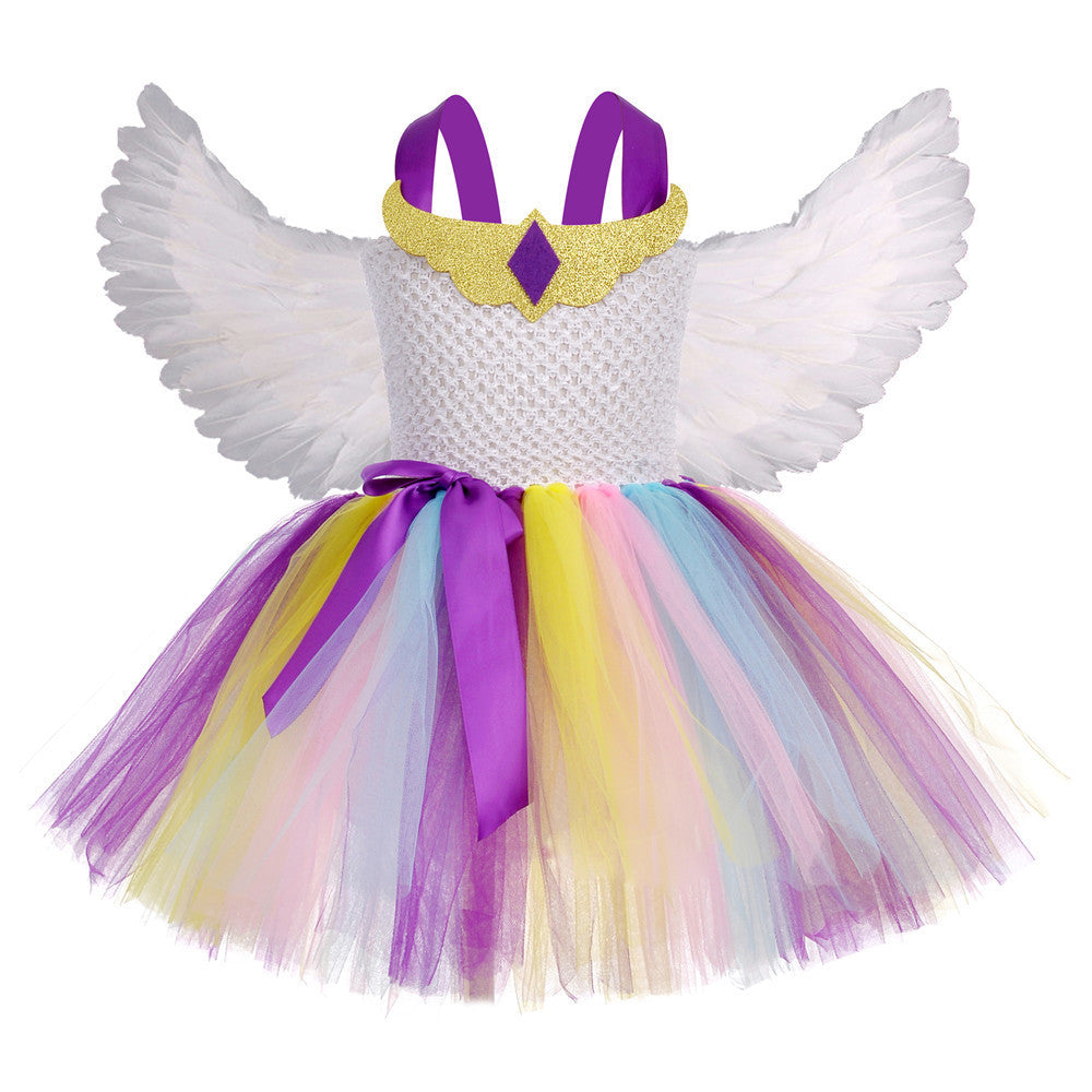 Angel Wings Dress Princess Performance Costume - Cindi Book