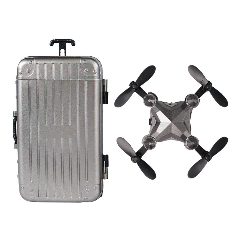 New Luggage Box Storage Box Folding Mini UAV Aerial Photography Remote Control Four Axis Children's Toys Drone - Cindi Book