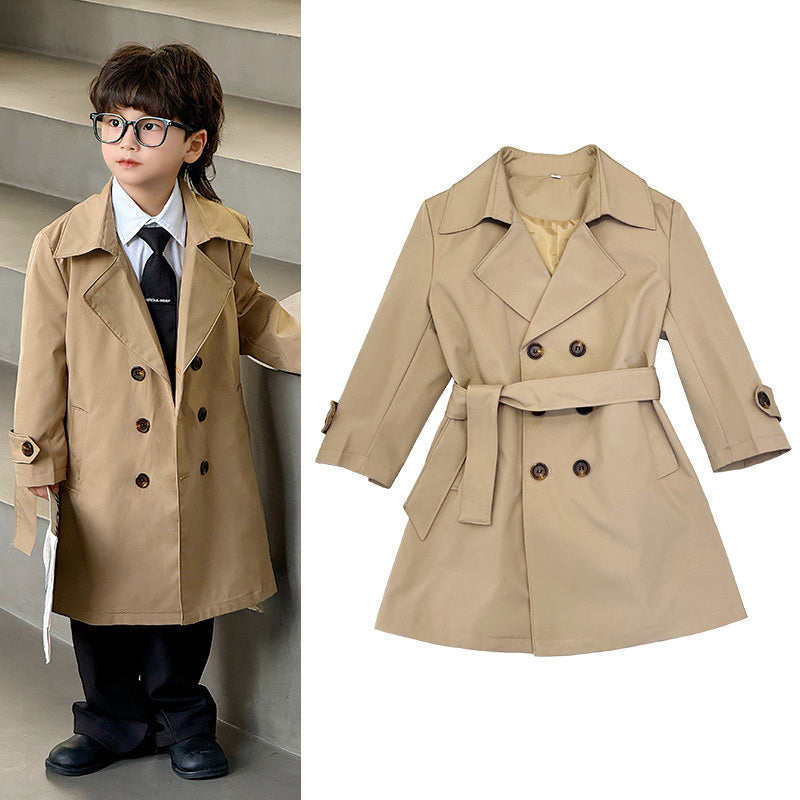 Children's Long British Coat Trendy Cool - Cindi Book