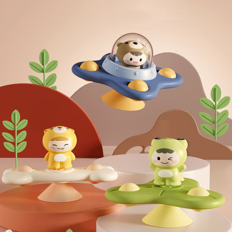 Children's Suction Cup Spinner with Chewable Teether