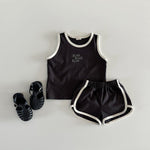 Cotton Sports Vest Shorts Casual Children Suit - Cindi Book