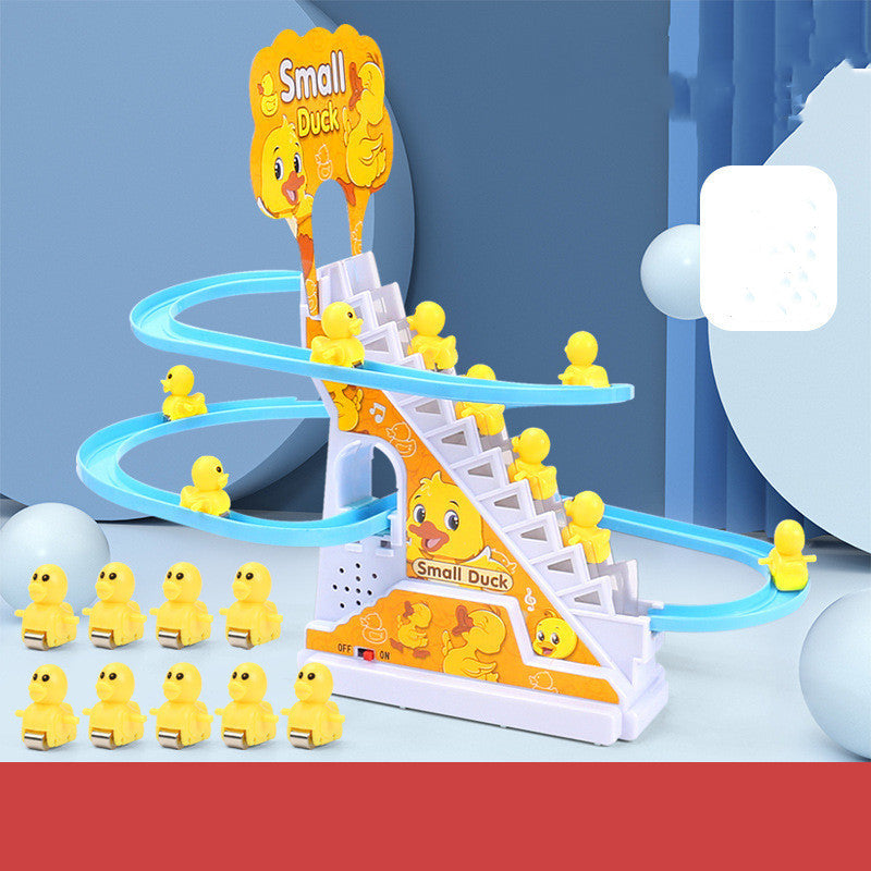 Little Duck Climbing Stairs Toy  Little Penguin Automatic Ladder Light - Cindi Book