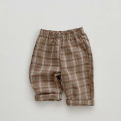Men's Treasure Babies' Trousers Plaid Pants Leisure - Cindi Book