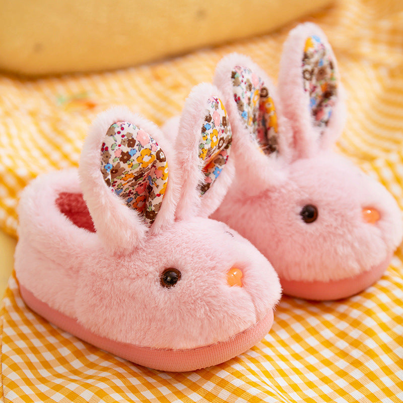 Winter Girls Boys Keep Warm Home Indoor Fluffy Cotton Shoes - Cindi Book