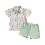 Shirt And Shorts Two-piece Suit - Cindi Book