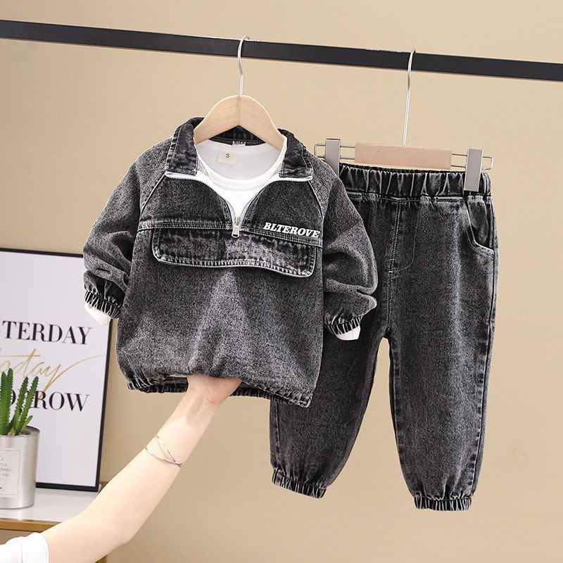 Boys Spring Clothing New Clothes Fashionable Handsome Children's Clothing - Cindi Book
