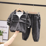 Boys Spring Clothing New Clothes Fashionable Handsome Children's Clothing - Cindi Book