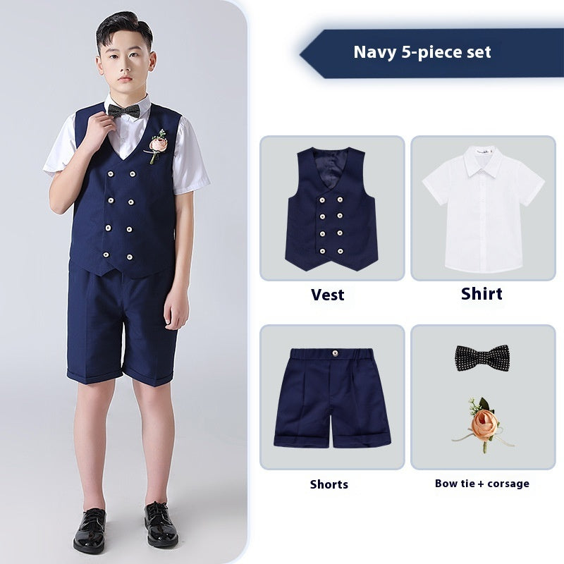 Boys' Plus-sized Plus Size Suit Performance Dress - Cindi Book