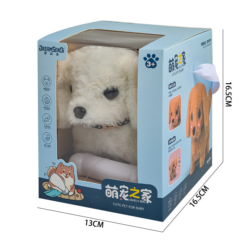 Children's Electric Simulation Plush Pet Teddy - Cindi Book