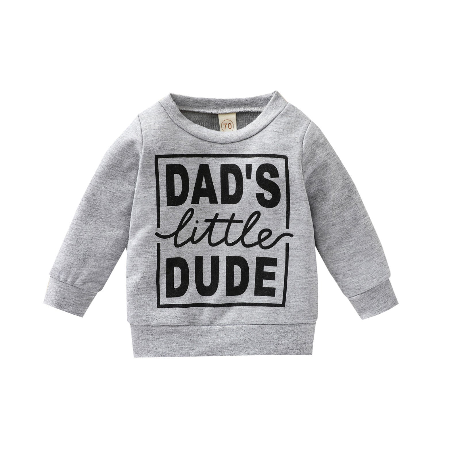 Boys Polyester Letter Grey Sweatshirt Top - Cindi Book