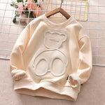 Long Sleeved T Shirt Children Plus Velvet Bottoming Shirt - Cindi Book