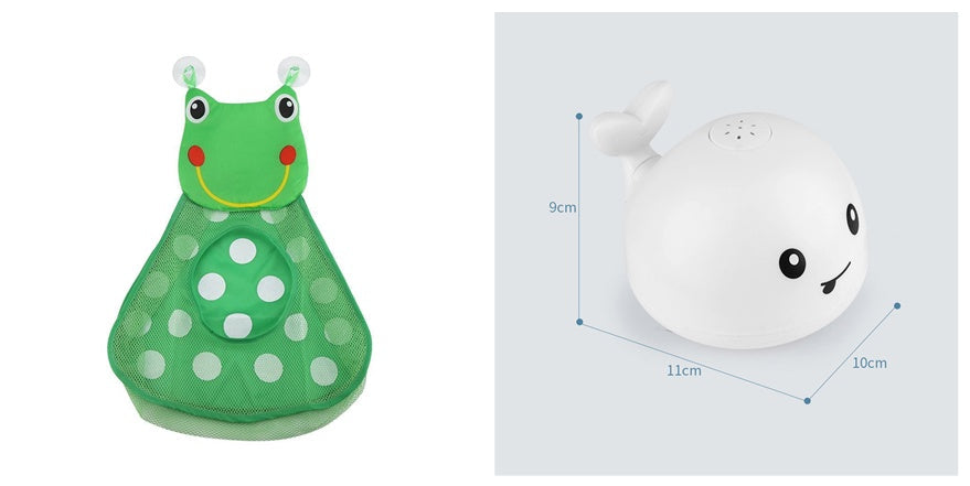 New Baby Bathroom Bath Electric Induction Whale Spray Small Toy - Cindi Book