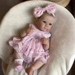 3D Advanced Skin-tone Painted Lifelike Reborn Baby Doll - Cindi Book