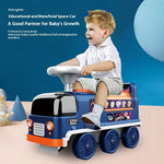 Children's Space Bus Fire Police Electric Toys Can Sit People - Cindi Book