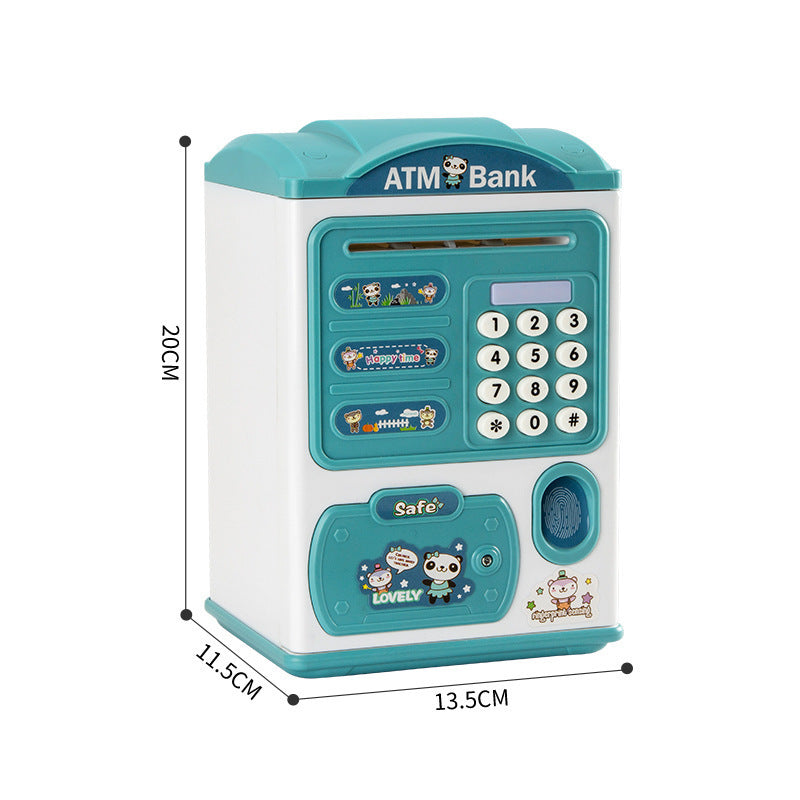 Children's Savings Bank Electric Sound And Light Fun Intelligent Automatic Money Changer - Cindi Book