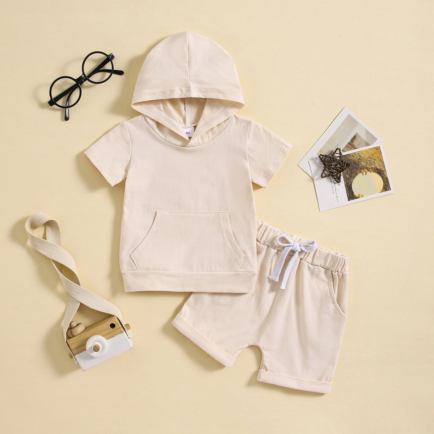 Children's Short Sleeve Shorts Two-Piece Sports